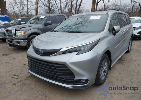 2025 Toyota Sienna Xle из США, поврежденный, VIN 5TDYSKFC6SS165125